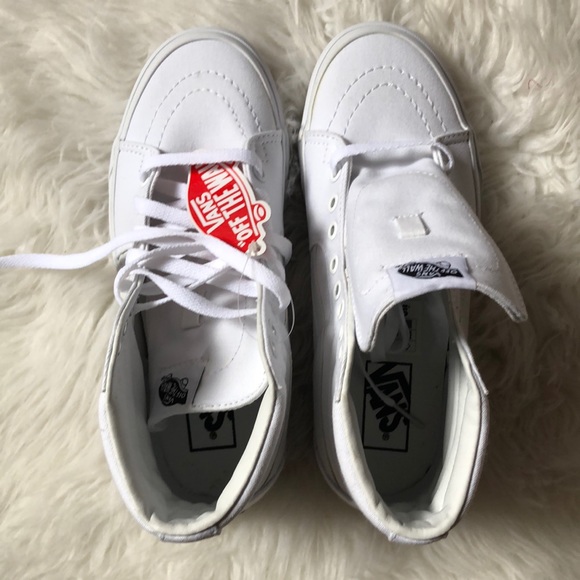 Vans Shoes - White High Top Vans